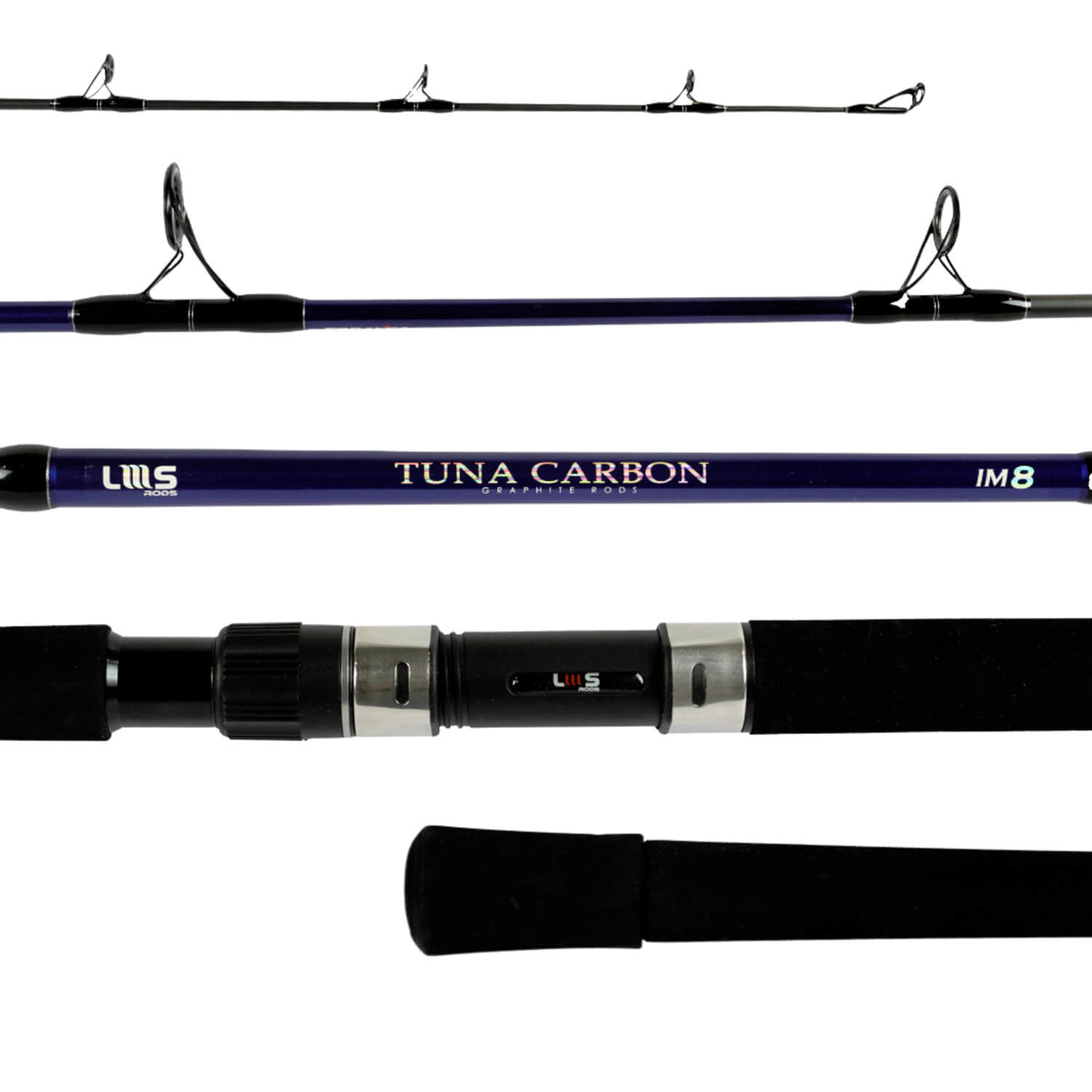 Vara de Pesca para Molinete Lumis Tuna Carbon - Upset 86 lb 8'3" (2,51 m) TCS83862 - 2 partes